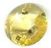 1 14mm Preciosa Blond Flare Rivoli Pendant
